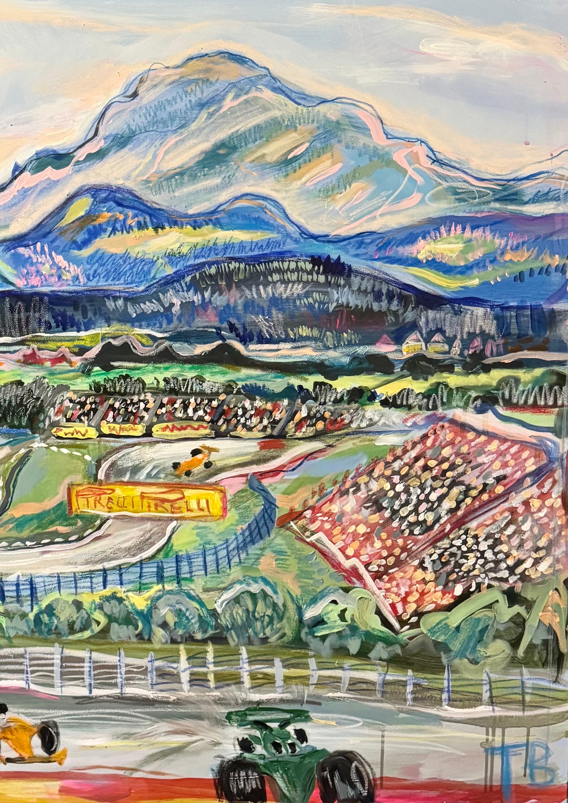 Alpine Circuit A3 Print