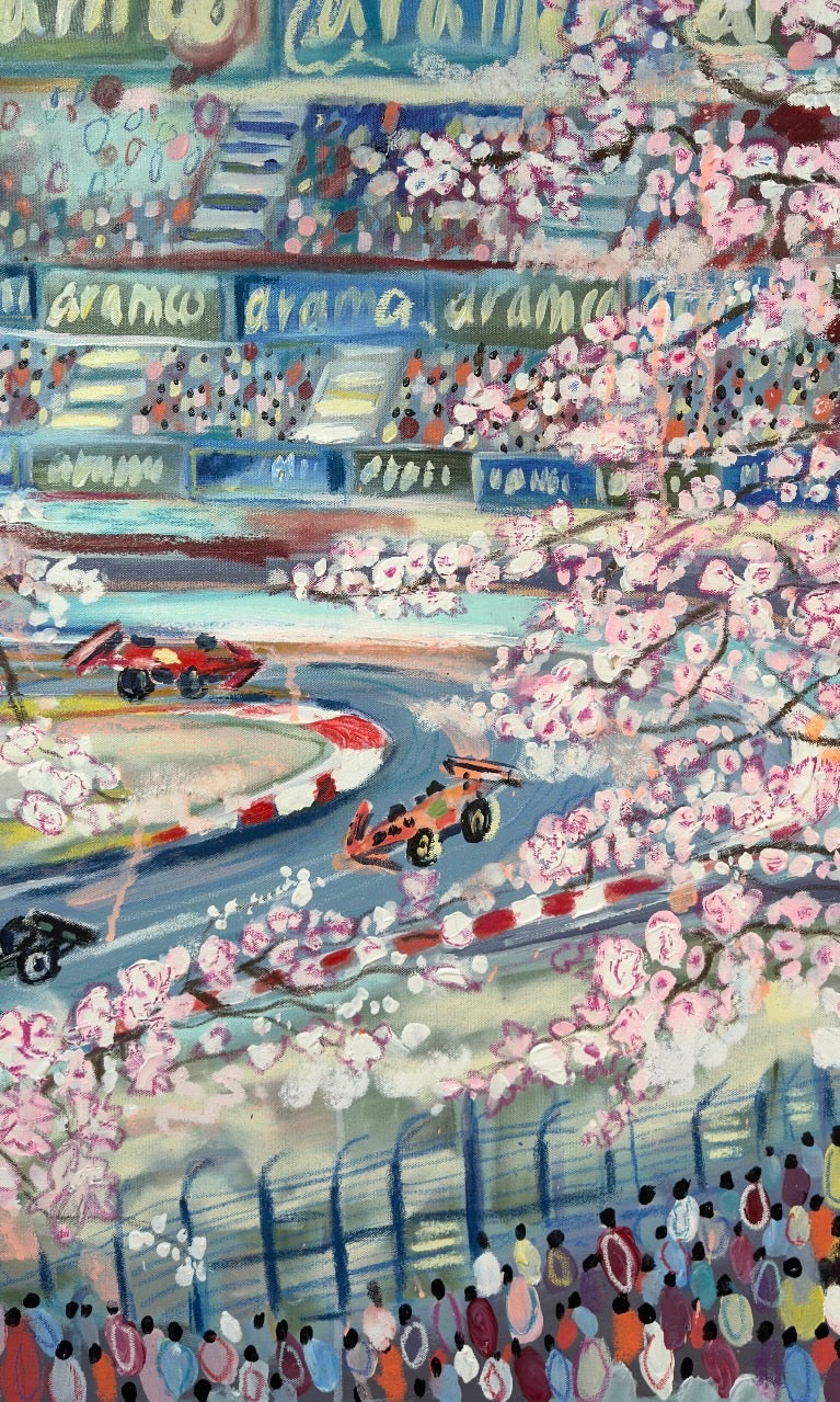 Suzuka in Blossom A3 Print