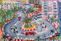 Funky Hairpin Print